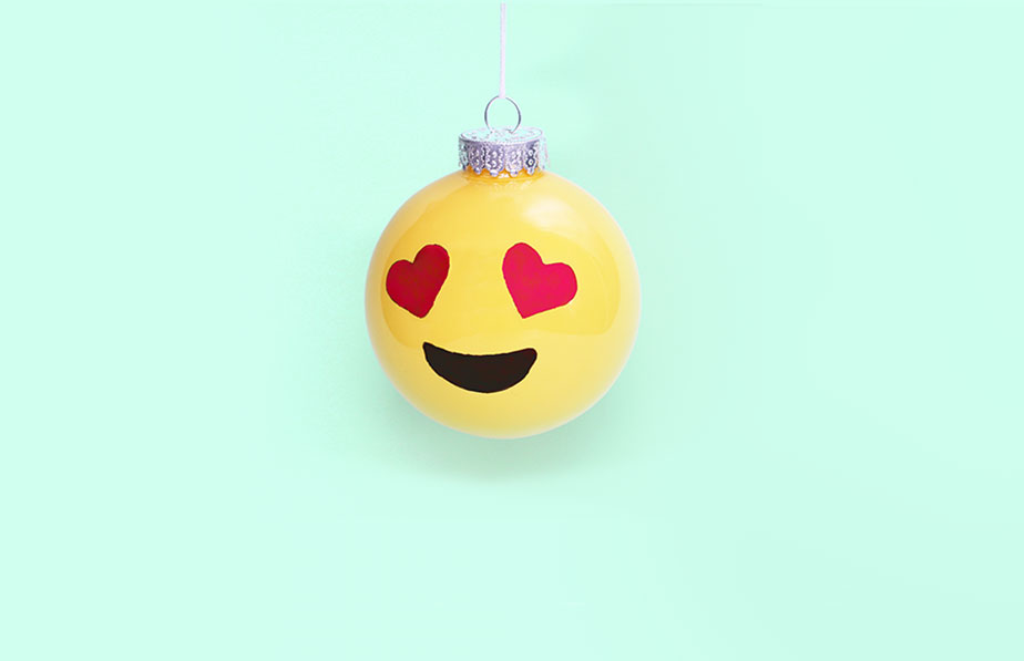 DIY Emoji Ornament DIY Emoji Ornament